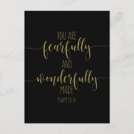 Du är underbart och fantastiskt skapad, Psalm 139: Vykort