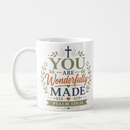 Du Är Underbart Skapad Inspirerande Citat Kaffemugg