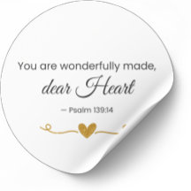 Du är underbart skapad Psalm 139:14 Kristna