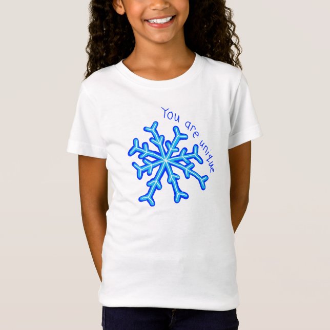 "Du är unik" T Shirt (Framsida)