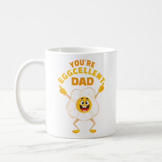 Du är uppseendeväckande Pappa Fars dag Birthday-pa Kaffemugg (Vänster)