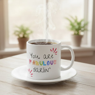 Du är uppsvälld Darlin Kaffemugg
