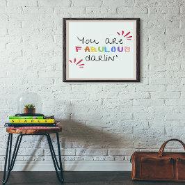Du är uppsvälld Darlin Poster