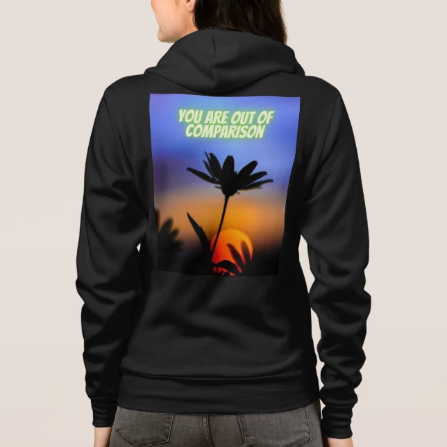 Du är ur jämförelse, nyår, T-Shirt (Baksida)