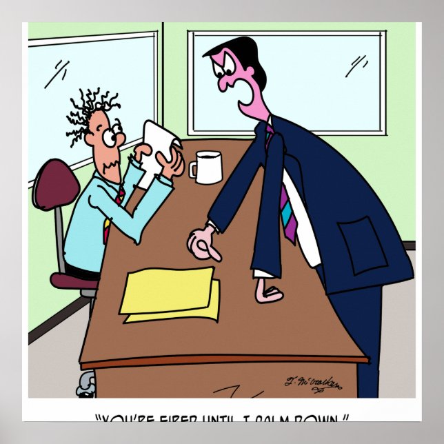 Du är utbränd tills jag Lugnar ner Poster (Framsidan)