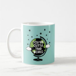 Du är ute på alla hjärtans dag-kaffet Mugg
