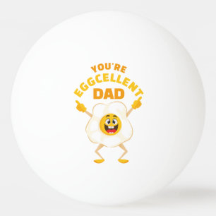 Du är utmärkande fågelägg i Pappa Fars dag Pingisboll