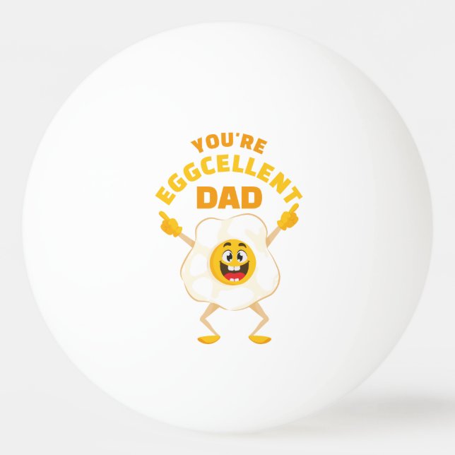 Du är utmärkande fågelägg i Pappa Fars dag Pingisboll (Framsidan)