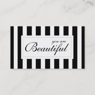 Du är vacker makeup Artist Affärskort Visitkort