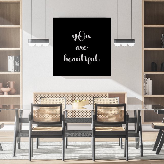 Du är vacker Poster (You Are Beautiful Poster)