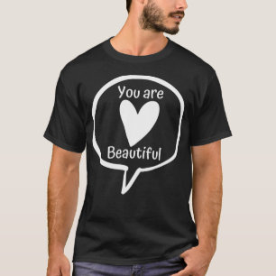 Du är vacker t shirt
