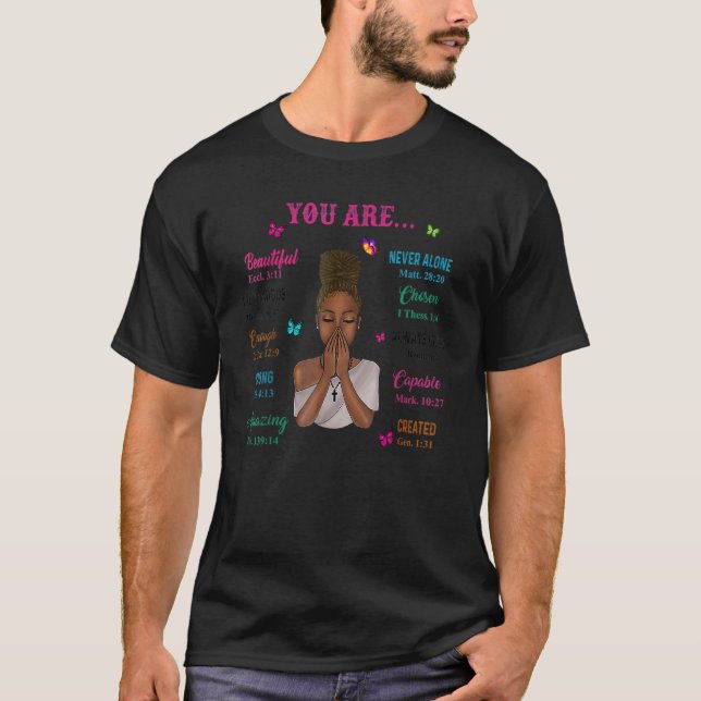 Du är vacker, viktorig nog stark Fantastisk T Shirt (Framsida)