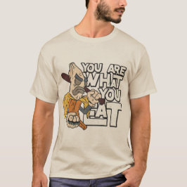 Du Är Vad Du Äter Rolig Humor Tecknad Design T Shirt