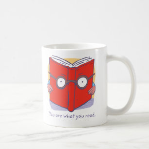 Du är vad du läser kaffemugg