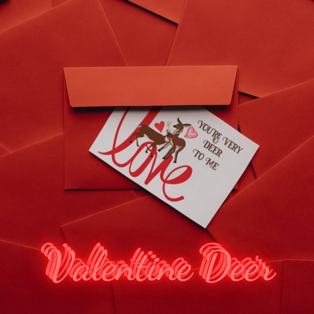 Du är väldigt Hjort för mig. Vykort (Skapare uppladdad)