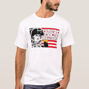 Du är välkommen Beer 4:e Juldagen Amerikanska Ge T Shirt
