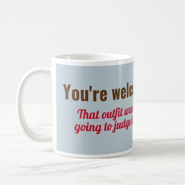 Du är välkommen kaffemugg (Vänster)