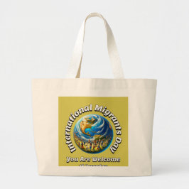 Du är välkommen. Migranatridagen i internationell Jumbo Tygkasse