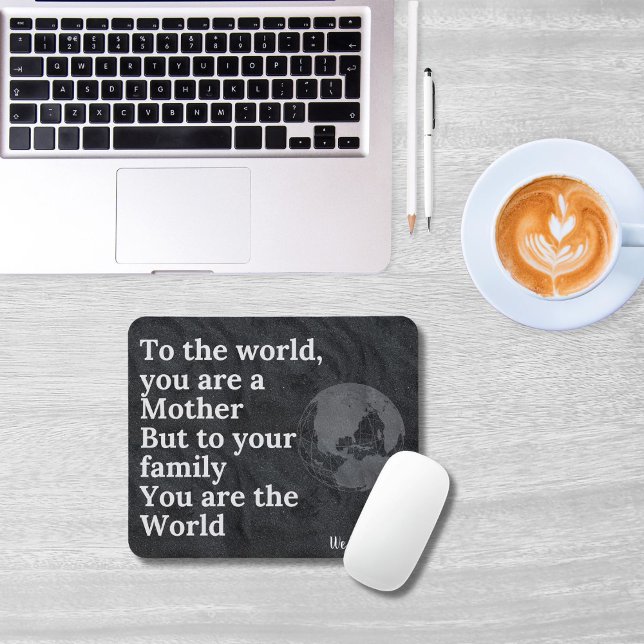 Du är vår World Mamma Mousepad Musmatta (Skapare uppladdad)