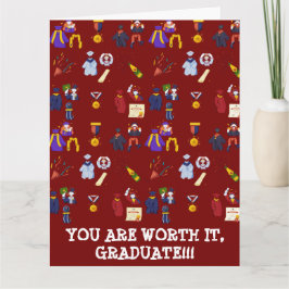 DU ÄR VÄRD MED DET STUDENT!! KORT