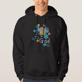 DU ÄR VÄRDEFULL FÖR GUD Kvinnor Kristna Inspireran Hoodie