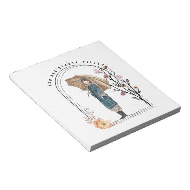 Du är vårdfull anteckningsblock (Vinklad)