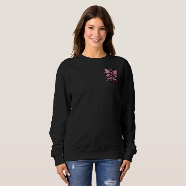 Du är värdig, Proverbs, med en rosa båge T Shirt (Hel framsida)
