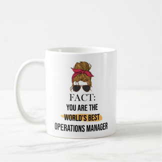 Du är världens bästa Operations Manager Kaffemugg
