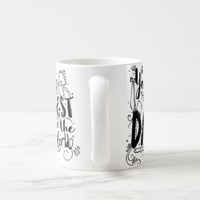Du är världens bästa Pappa i Mugg. Kaffemugg (Handtag)