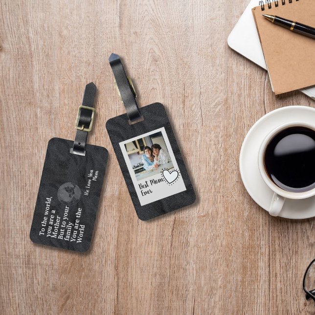 Du är vårt världsfoto i Mamma Bagagebricka (Skapare uppladdad)