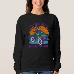 Du Är Vid Liv Men Lever Du Grim Reaper 1 T Shirt