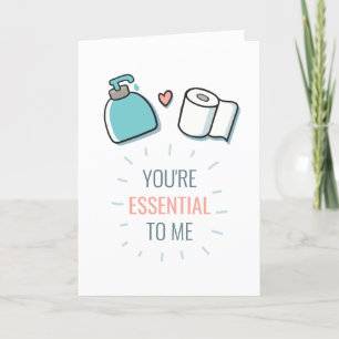 Du är viktig för mig enkla Valentineser Helgkort