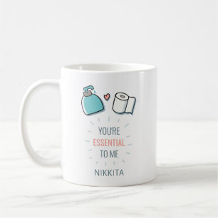 Du är viktig för mig Funny Valentines day Mamma Kaffemugg