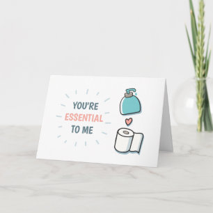 Du är viktig för mig Social som Avstånd Valentine Helgkort