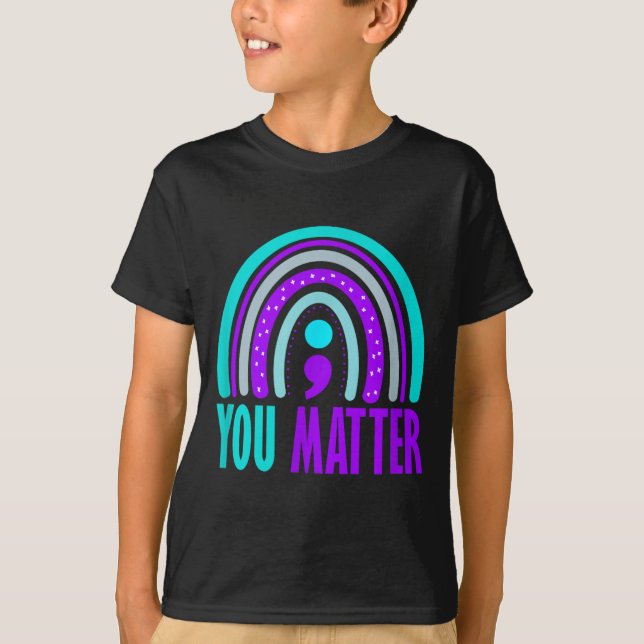 Du är viktig förebyggande medvetenhet 2 t shirt (Framsida)