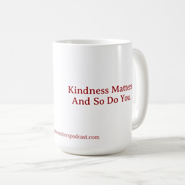 Du är viktig-mugg kaffemugg (Framsida höger)