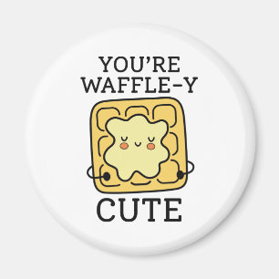 Du är Waffle-Y Cute Magnet