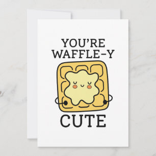 Du är Waffle-Y Cute Tack Kort