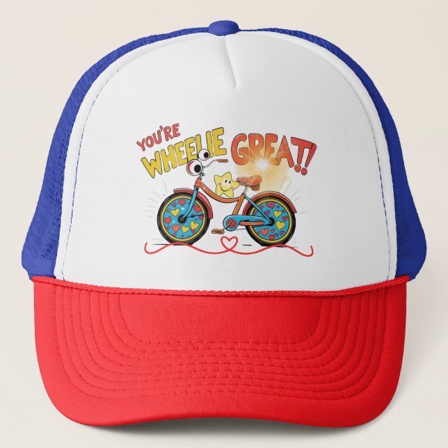 Du är Wheely fantastisk rolig hatt Keps (Framsida)