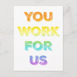 Du arbetar med USA:s vykort för hbt-protester