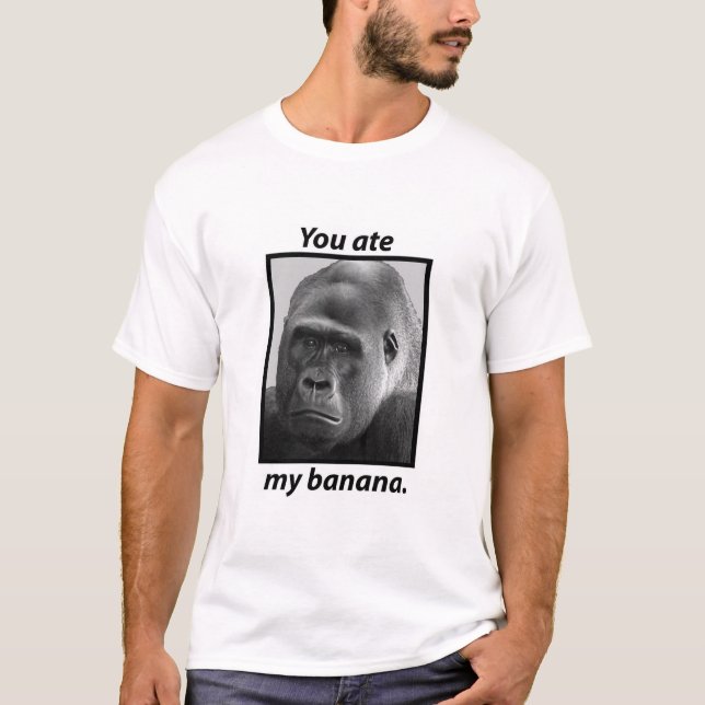 Du åt min banan t shirt (Framsida)