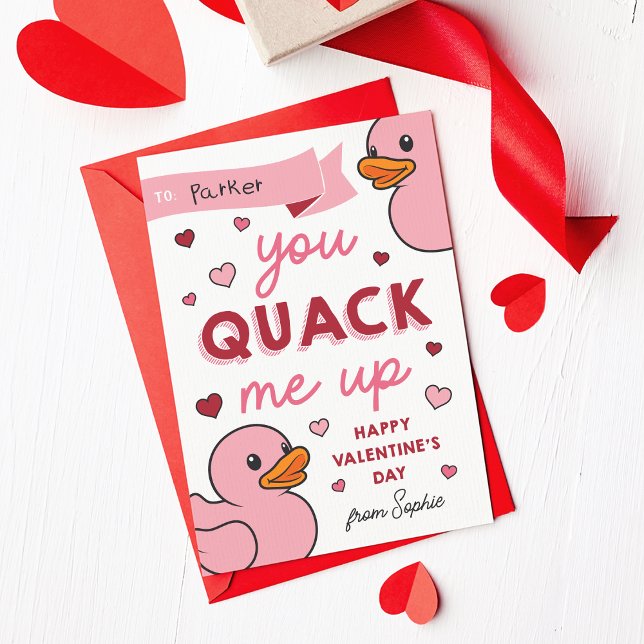 Du avslutar mig med Classroom Valentines day-kort Inbjudningar (Skapare uppladdad)
