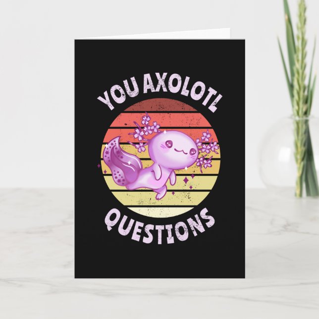Du axolotfrågor kort (Framsida)