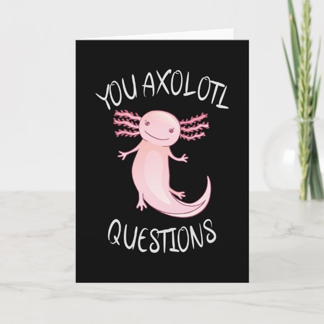 Du axolotfrågor kort (Framsida)