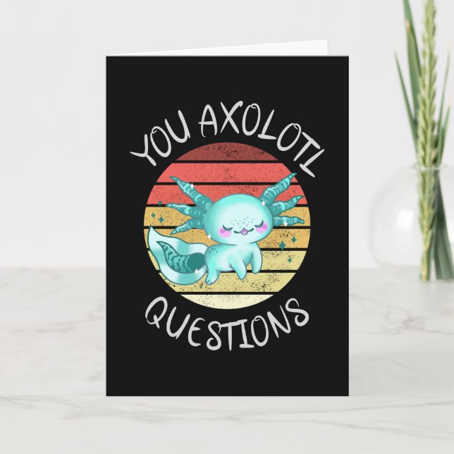 Du axolotfrågor kort (Framsida)