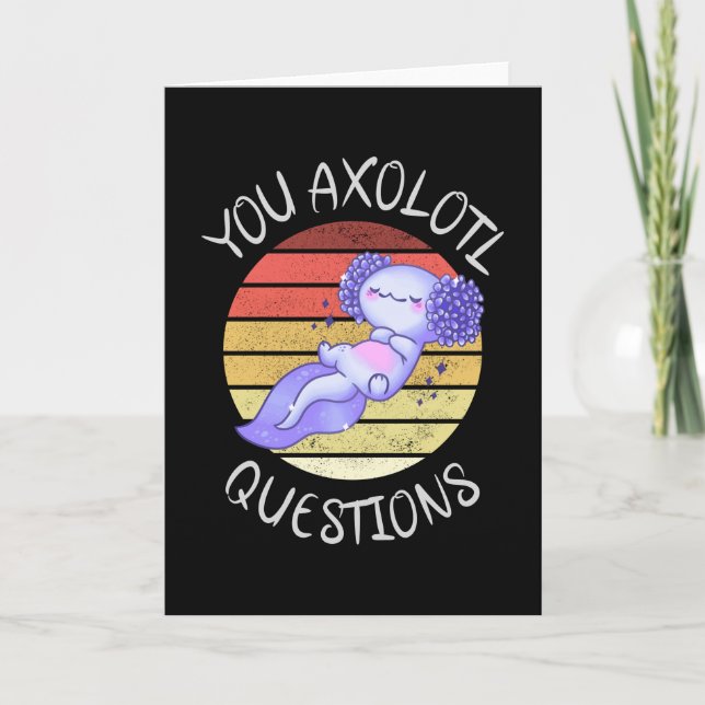 Du axolotfrågor kort (Framsida)
