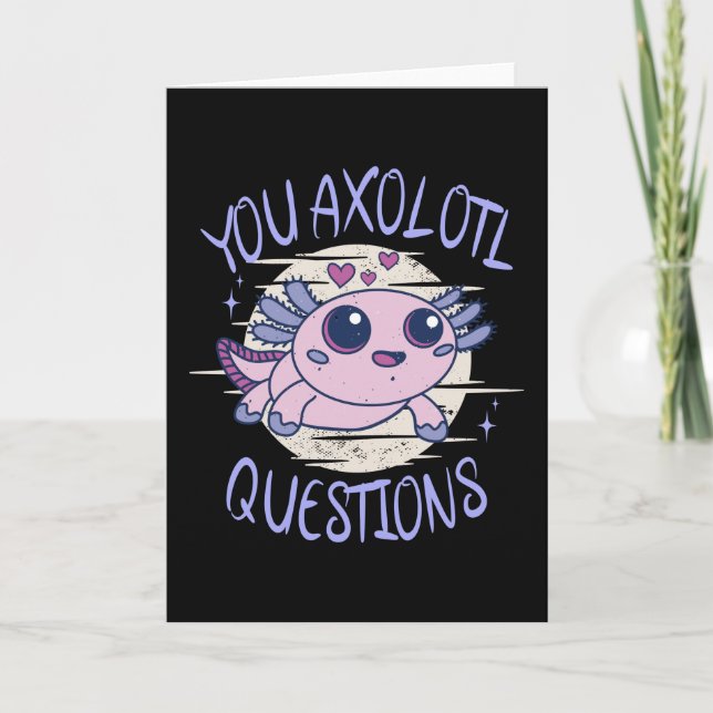 Du axolotfrågor kort (Framsida)