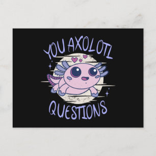Du axolotfrågor vykort