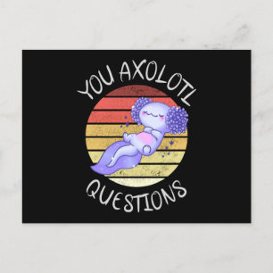 Du axolotfrågor vykort