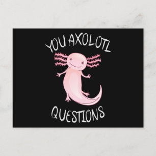Du axolotfrågor vykort